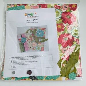 DIY Floral Notepad Kit Gift NWT
